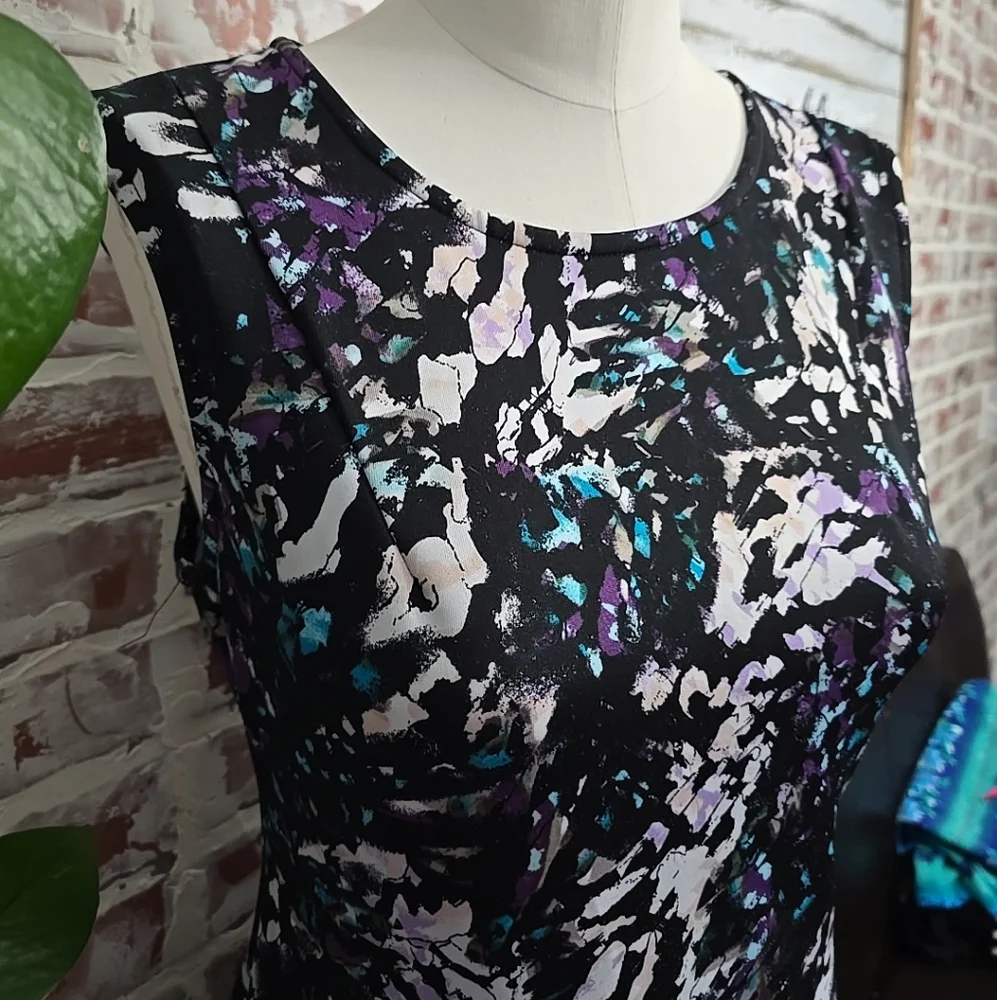 Mossimo womens dress multi color sz medium sleeveless - Picture 4 of 6